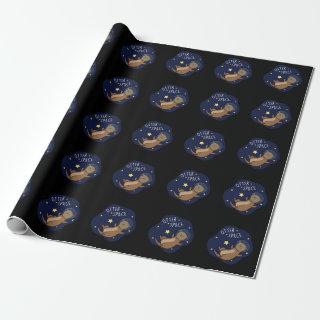 Otter Space Funny Astronaut Otter Pun