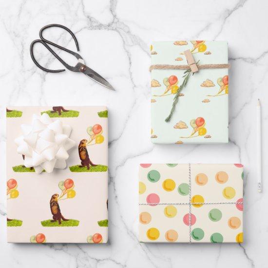 Otter  Flat Sheet Set of 3