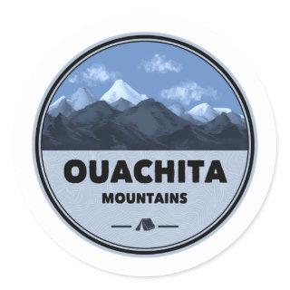 Ouachita Mountains Arkansas Oklahoma Camping Classic Round Sticker