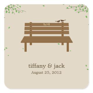 Our Bench Favor Sticker