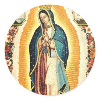 Our Lady of Guadalupe Classic Round Sticker