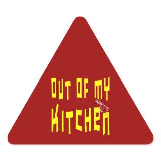 Out of My Kitchen Spicy Saying Stickers