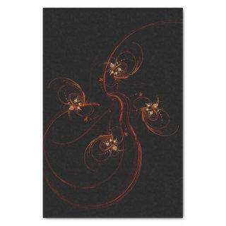 Out of the Dark Abstract Art Tissue Paper