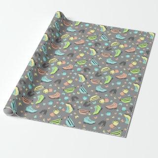 Outdoor Adventure Collage Patterned