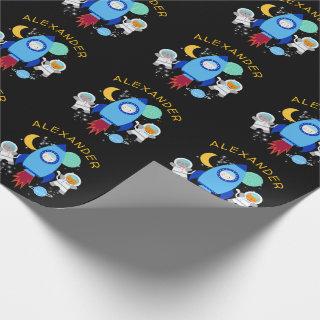 Outer Space Kittens Cat Astronaut Kids Birthday