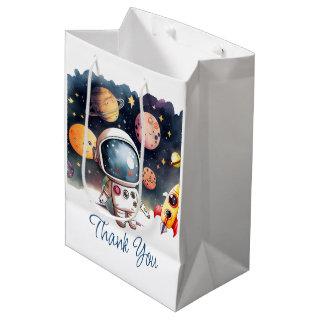 Outerspace Planets Happy Birthday Favor Bag