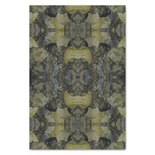 Oval Banded Agate Gemstone Four Part Pattern  Tissue Paper