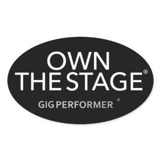 Oval GP sticker