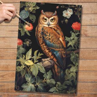 Owl in Tapestry 1 Decoupage Paper