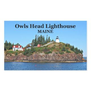 Owls Head Lighthouse, Maine Stickers