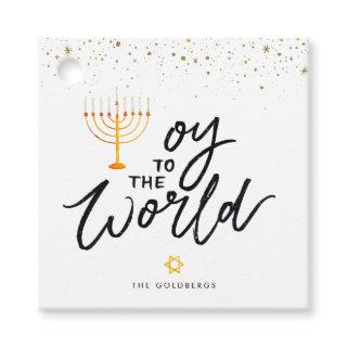 Oy to the World | Hanukkah Gift Tags