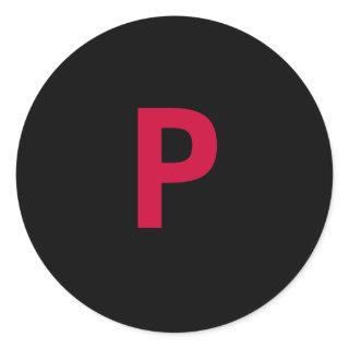 P STICKER