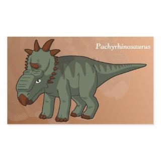 Pachyrhinosaurus Dinosaur Rectangular Sticker