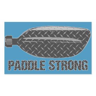 Paddle Strong Rectangular Sticker