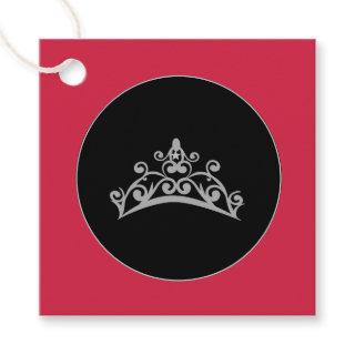 Pageant Tiara Crown Gift-FavorTag Favor Tags