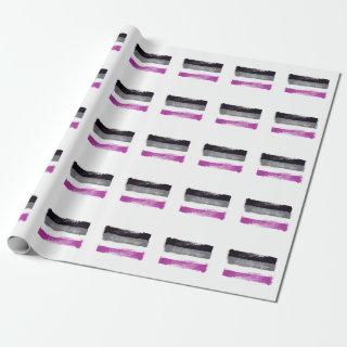 PAINTED ASEXUAL PRIDE FLAG