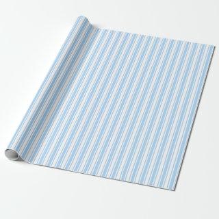 Pale blue and white candy stripes
