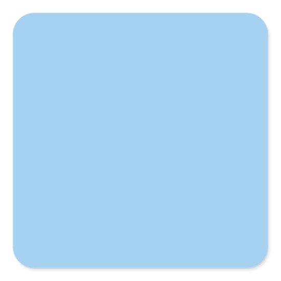 Pale Blue Square Sticker