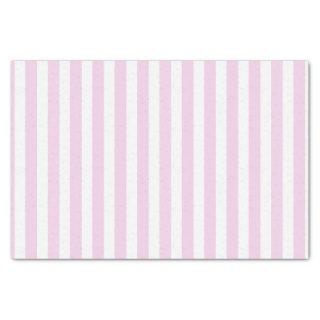 Pale pink and white candy stripes tissue paper