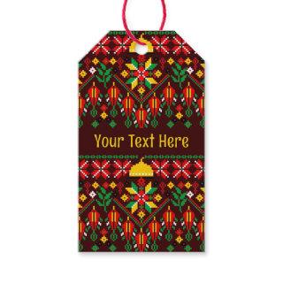 Palestine Tatreez Traditional Embrodery Gift Tags