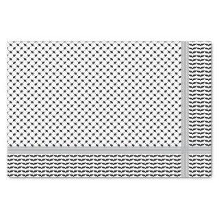 Palestinian Black & White Keffiyeh Tissue Paper