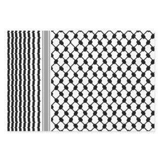 Palestinian Hatta Keffiyeh Kufiya Folk (2 Pattern)  Sheets