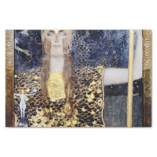 Pallas Athena by Gustav  and George Klimt,Enhanced Tissue Paper