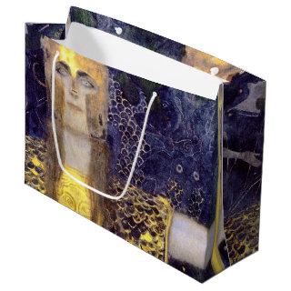 Pallas Athena, Gustav Klimt Large Gift Bag
