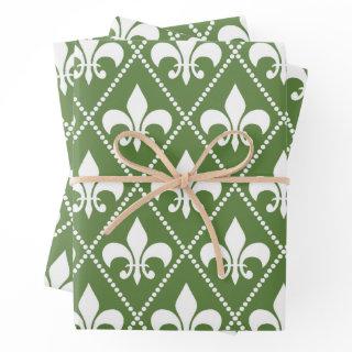 Palm Fleur de Lis  Sheets