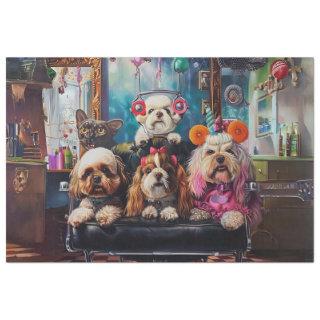 Pampered Paws Day at the Salon Decoupage  Tissue Paper