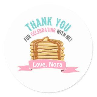 Pancakes and Pajamas Thank You Birthday Tags