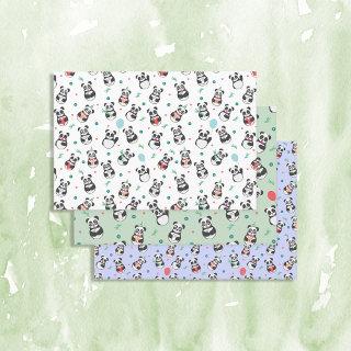 Panda Seamless Pattern Trio  Sheets