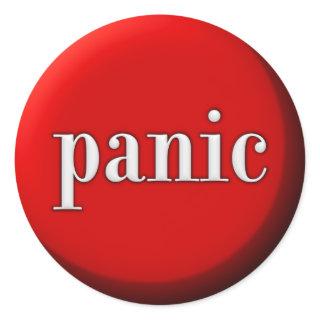 Panic Button Sticker