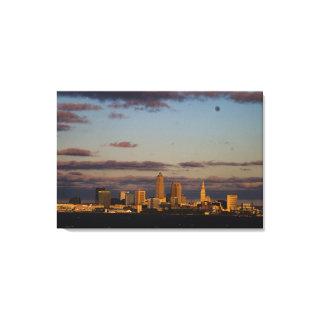 Panoramic Cleveland Skyline Canvas Print