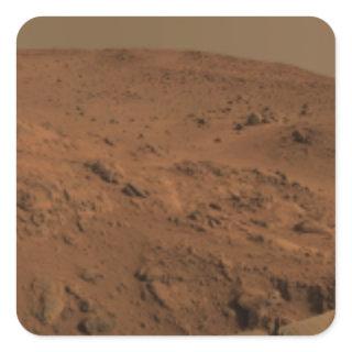 Panoramic view of Mars 7 Square Sticker