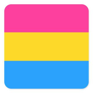 Pansexual Pride stickers - rounded