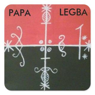 papa legba veve #2 sticker