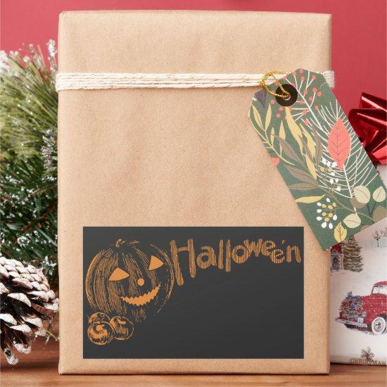 Papa's Posse of Halloween Jack o Lanterns  Rectangular Sticker