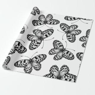 Paper kite butterfly pattern