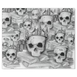 Paper of Parcel, Roll 76cm x 180 cm skull