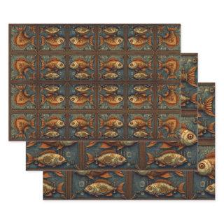 Paper Pack 572 Steampunk Fishes