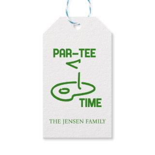 Par Tee Time Gift Tags