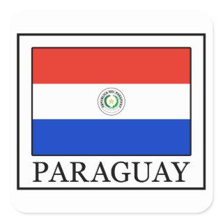 Paraguay Square Sticker