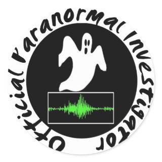 Paranormal Investigator Stickers