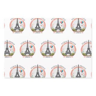 Paris France 2024 s, Eiffel Tower  Sheets
