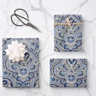 Paris Paisley Indigo  Sheets