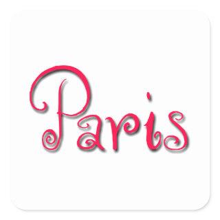 Paris Square Sticker