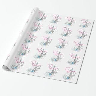 PARIS with love - Eiffel  Tower & Letter