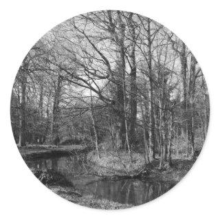 Park Landscape - Bute Park, Cardiff Classic Round Sticker