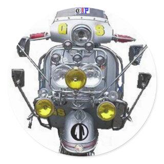 Parka Power  Classic Round Sticker